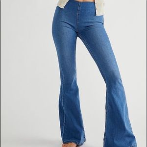 Free People Penny Pull On Flare Jeans